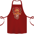 SPQR Helmet Gym Bodybuilding Training Top Cotton Apron 100% Organic Maroon