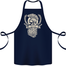 SPQR Helmet Gym Bodybuilding Training Top Cotton Apron 100% Organic Navy Blue