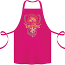 SPQR Helmet Gym Bodybuilding Training Top Cotton Apron 100% Organic Pink