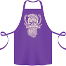 SPQR Helmet Gym Bodybuilding Training Top Cotton Apron 100% Organic Purple