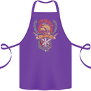 SPQR Helmet Gym Bodybuilding Training Top Cotton Apron 100% Organic Purple