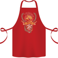 SPQR Helmet Gym Bodybuilding Training Top Cotton Apron 100% Organic Red