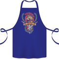 SPQR Helmet Gym Bodybuilding Training Top Cotton Apron 100% Organic Royal Blue