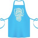 SPQR Helmet Gym Bodybuilding Training Top Cotton Apron 100% Organic Turquoise