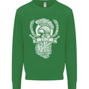 SPQR Helmet Gym Bodybuilding Training Top Kids Sweatshirt Jumper Irish Green