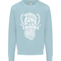 SPQR Helmet Gym Bodybuilding Training Top Kids Sweatshirt Jumper Light Blue