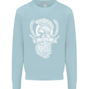 SPQR Helmet Gym Bodybuilding Training Top Kids Sweatshirt Jumper Light Blue