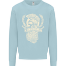 SPQR Helmet Gym Bodybuilding Training Top Kids Sweatshirt Jumper Light Blue