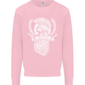 SPQR Helmet Gym Bodybuilding Training Top Kids Sweatshirt Jumper Light Pink