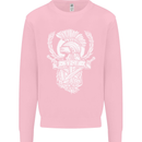 SPQR Helmet Gym Bodybuilding Training Top Kids Sweatshirt Jumper Light Pink