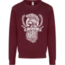 SPQR Helmet Gym Bodybuilding Training Top Kids Sweatshirt Jumper Maroon