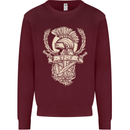 SPQR Helmet Gym Bodybuilding Training Top Kids Sweatshirt Jumper Maroon