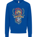 SPQR Helmet Gym Bodybuilding Training Top Kids Sweatshirt Jumper Royal Blue