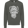 SPQR Helmet Gym Bodybuilding Training Top Kids Sweatshirt Jumper Storm Grey