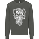 SPQR Helmet Gym Bodybuilding Training Top Kids Sweatshirt Jumper Storm Grey