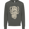 SPQR Helmet Gym Bodybuilding Training Top Kids Sweatshirt Jumper Storm Grey