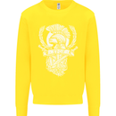 SPQR Helmet Gym Bodybuilding Training Top Kids Sweatshirt Jumper Yellow