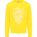 SPQR Helmet Gym Bodybuilding Training Top Kids Sweatshirt Jumper Yellow