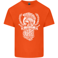 SPQR Helmet Gym Bodybuilding Training Top Kids T-Shirt Childrens Orange