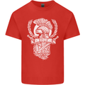 SPQR Helmet Gym Bodybuilding Training Top Kids T-Shirt Childrens Red