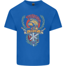 SPQR Helmet Gym Bodybuilding Training Top Kids T-Shirt Childrens Royal Blue