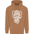 SPQR Helmet Gym Bodybuilding Training Top Mens 80% Cotton Hoodie Caramel Latte