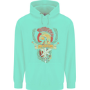 SPQR Helmet Gym Bodybuilding Training Top Mens 80% Cotton Hoodie Peppermint