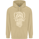 SPQR Helmet Gym Bodybuilding Training Top Mens 80% Cotton Hoodie Sand