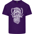 SPQR Helmet Gym Bodybuilding Training Top Mens Cotton T-Shirt Tee Top Purple