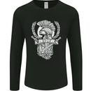 SPQR Helmet Gym Bodybuilding Training Top Mens Long Sleeve T-Shirt Black