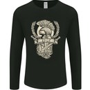 SPQR Helmet Gym Bodybuilding Training Top Mens Long Sleeve T-Shirt Black