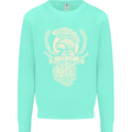 SPQR Helmet Gym Bodybuilding Training Top Mens Sweatshirt Jumper Peppermint