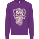 SPQR Helmet Gym Bodybuilding Training Top Mens Sweatshirt Jumper Purple