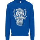 SPQR Helmet Gym Bodybuilding Training Top Mens Sweatshirt Jumper Royal Blue