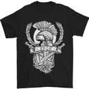 SPQR Helmet Gym Bodybuilding Training Top Mens T-Shirt Cotton Gildan Black