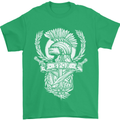 SPQR Helmet Gym Bodybuilding Training Top Mens T-Shirt Cotton Gildan Irish Green
