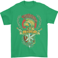 SPQR Helmet Gym Bodybuilding Training Top Mens T-Shirt Cotton Gildan Irish Green