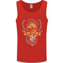 SPQR Helmet Gym Bodybuilding Training Top Mens Vest Tank Top Red