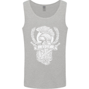 SPQR Helmet Gym Bodybuilding Training Top Mens Vest Tank Top Sports Grey