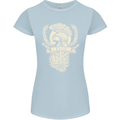 SPQR Helmet Gym Bodybuilding Training Top Womens Petite Cut T-Shirt Light Blue