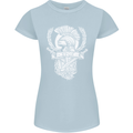 SPQR Helmet Gym Bodybuilding Training Top Womens Petite Cut T-Shirt Light Blue