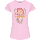 SPQR Helmet Gym Bodybuilding Training Top Womens Petite Cut T-Shirt Light Pink