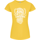 SPQR Helmet Gym Bodybuilding Training Top Womens Petite Cut T-Shirt Yellow