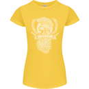 SPQR Helmet Gym Bodybuilding Training Top Womens Petite Cut T-Shirt Yellow