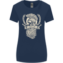 SPQR Helmet Gym Bodybuilding Training Top Womens Wider Cut T-Shirt Navy Blue