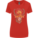 SPQR Helmet Gym Bodybuilding Training Top Womens Wider Cut T-Shirt Red