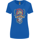 SPQR Helmet Gym Bodybuilding Training Top Womens Wider Cut T-Shirt Royal Blue