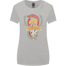 SPQR Helmet Gym Bodybuilding Training Top Womens Wider Cut T-Shirt Sports Grey