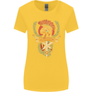 SPQR Helmet Gym Bodybuilding Training Top Womens Wider Cut T-Shirt Yellow