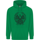SPQR Roman Emblem Gym Training Top Childrens Kids Hoodie Irish Green